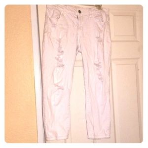 Women's white jeans
